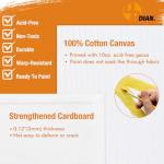 40 Pack 8x10 Canvas Boards for Painting