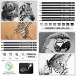 Brusarth Charcoal Drawing Pencil Set of 26