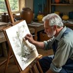 KALOUR Charcoal Pencil Set - 12 Pieces