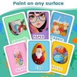 144-Pack Acrylic Paint Markers in 12 Colors