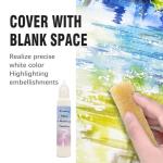 Blue Watercolor Masking Fluid with Brush & Eraser