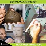 CYNAMED Stainless Steel Spatula Sculpting Tool Set