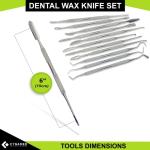 CYNAMED Stainless Steel Spatula Sculpting Tool Set