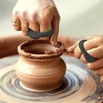 Black Handle Clay Wire Cutter Tool for Pottery