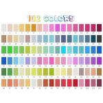 102 Colors of Oven Bake Polymer Clay Set