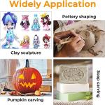 Jetmore 6 Pack Clay Tools for Sculpting & Molding