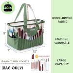 Pottery Tools Bag with Pockets for Artists