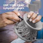 2 Pack Non-Drying Oil Based Modeling Clay Set