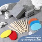 2 Pack Non-Drying Oil Based Modeling Clay Set