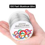 Anezus 12-Gauge Bendable Aluminum Wire - 100 Feet