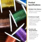 Colored Aluminum Craft Wire for Jewelry & Sculpting