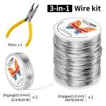 18 Gauge Aluminum Wire - 328 Feet for Crafts