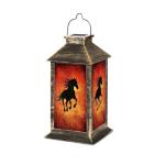 Solar Lantern Horse Silhouette Art for Outdoors