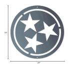 Tennessee Tristar Metal Wall and Garden Decor