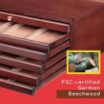 MEEDEN Portable Wood Artist Supply Storage Box