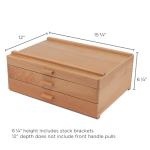 HG Art Concepts Deluxe 3-Drawer Artist Storage Chest