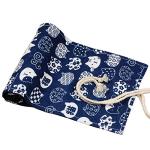 Cat Pattern Canvas Pencil Case for Artists