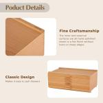 6-Drawer Beech Wood Artist Supply Organizer Box