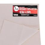 U.S. Art Supply 7-Ounce Unprimed Canvas Roll