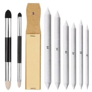Haojiaho 9pcs Blending Stump Set for Artists