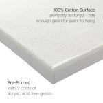 KINGART 24" x 36" Stretched Artist Canvases, 2-Pack