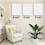 20 Pack 8x10 Painting Canvases for Oil & Acrylic