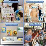 8x10 Stretched Canvases - 10 Pack for Painting