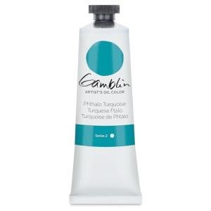 Gamblin Artist Oil Paint - Phthalo Turquoise 37ml