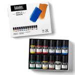 Liquitex Acrylic Gouache Paint Essentials Set, 12 x 22ml