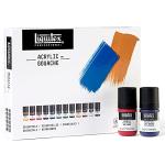Liquitex Acrylic Gouache Paint Essentials Set, 12 x 22ml