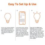 Amazon Basics Color Changing Smart LED Light Bulb