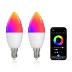 MOES Smart WiFi E14 RGB Dimmable LED Bulbs