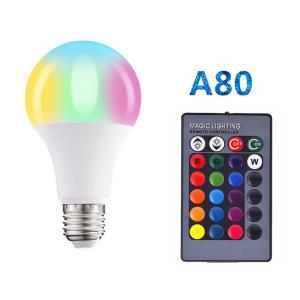 Smart WiFi RGB LED Light Bulbs with Remote