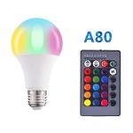 Smart WiFi RGB LED Light Bulbs with Remote