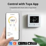 Smart WiFi/Zigbee Thermostat for Easy Temperature Control