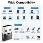 4-Pack USB to USB-C Adapter for iPhone and More