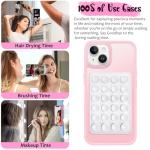 Light Pink Silicone Suction Phone Case Mount