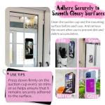 Light Pink Silicone Suction Phone Case Mount