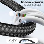 Renmou 4-in-1 Apple Watch Charger Cable 5FT