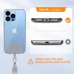 CACOE Adjustable Phone Lanyard Set - Black & Gray