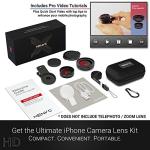 Xenvo Pro Lens Kit with LED Light and Case