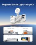 TELESIN Magnetic Phone Camera Grip & Selfie Light Bundle