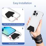 Doormoon Adjustable Phone Lanyard, 2 Pack, Black