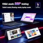 Tunhail 15.6" 2-in-1 Touchscreen Laptop with 16GB RAM