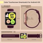 Stylish Smartwatch with Fitness Tracker and Alexa