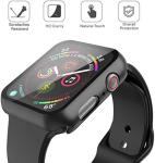 Misxi 2-Pack Hard Case & Glass Protector for Apple Watch