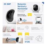 Tapo 2K Pan/Tilt Security Camera - 2-Pack