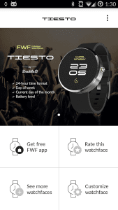 DJ Tiesto Watchface for Android Wear Smartwatches