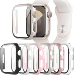 6-Pack Apple Watch 40mm Case with Screen Protector
