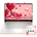 HP Rose Gold Ultrabook Laptop with Office 365